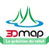 Logo de 3dmap avec le slogan 'La précision du relief'