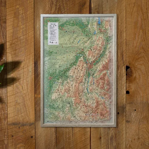 Carte en relief, Vercors-Chartreuse